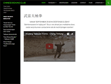 Tablet Screenshot of chineseboxingclub.com